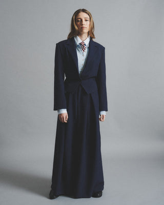 Blazer Azul Rayas - Josefina Lira