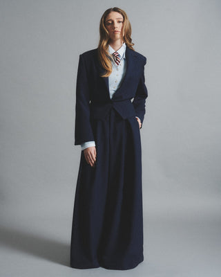 Blazer Azul Rayas - Josefina Lira