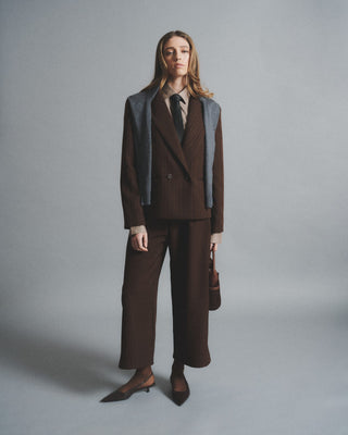 Blazer Café Rayas - Josefina Lira