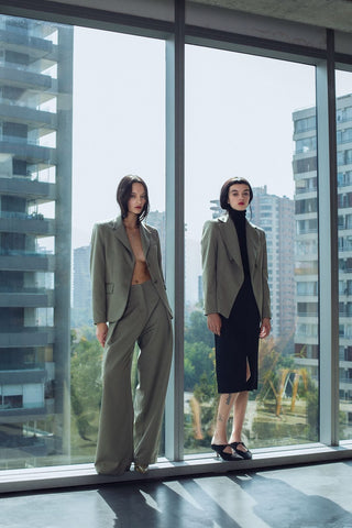 Blazer Cruzado Verde - Josefina Lira