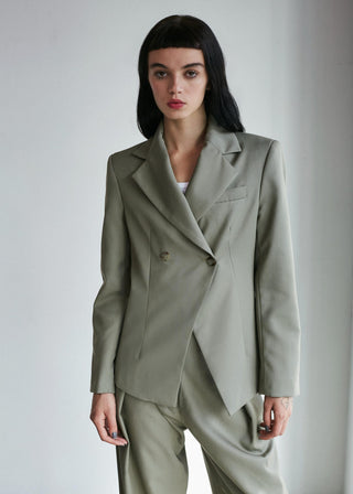 Blazer Cruzado Verde - Josefina Lira