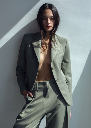 Blazer Standard Verde - Josefina Lira