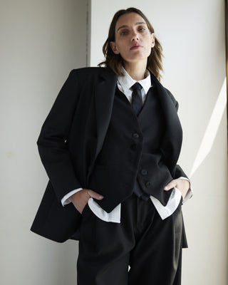 Pantalón Pinza Negro - Josefina Lira